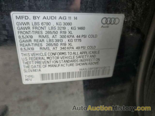 AUDI Q7 PREMIUM PLUS, WA1LGBFE8FD012075