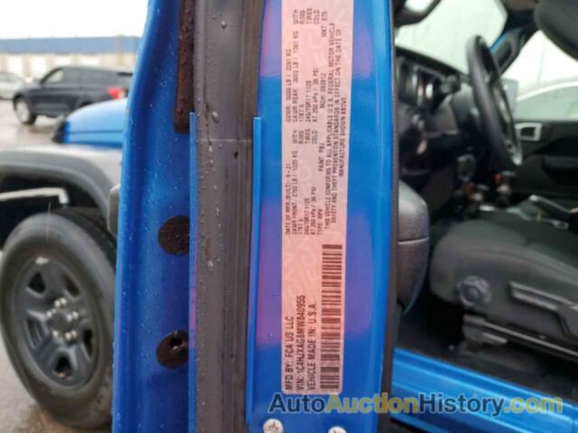 JEEP WRANGLER SPORT, 1C4HJXAG8MW840955