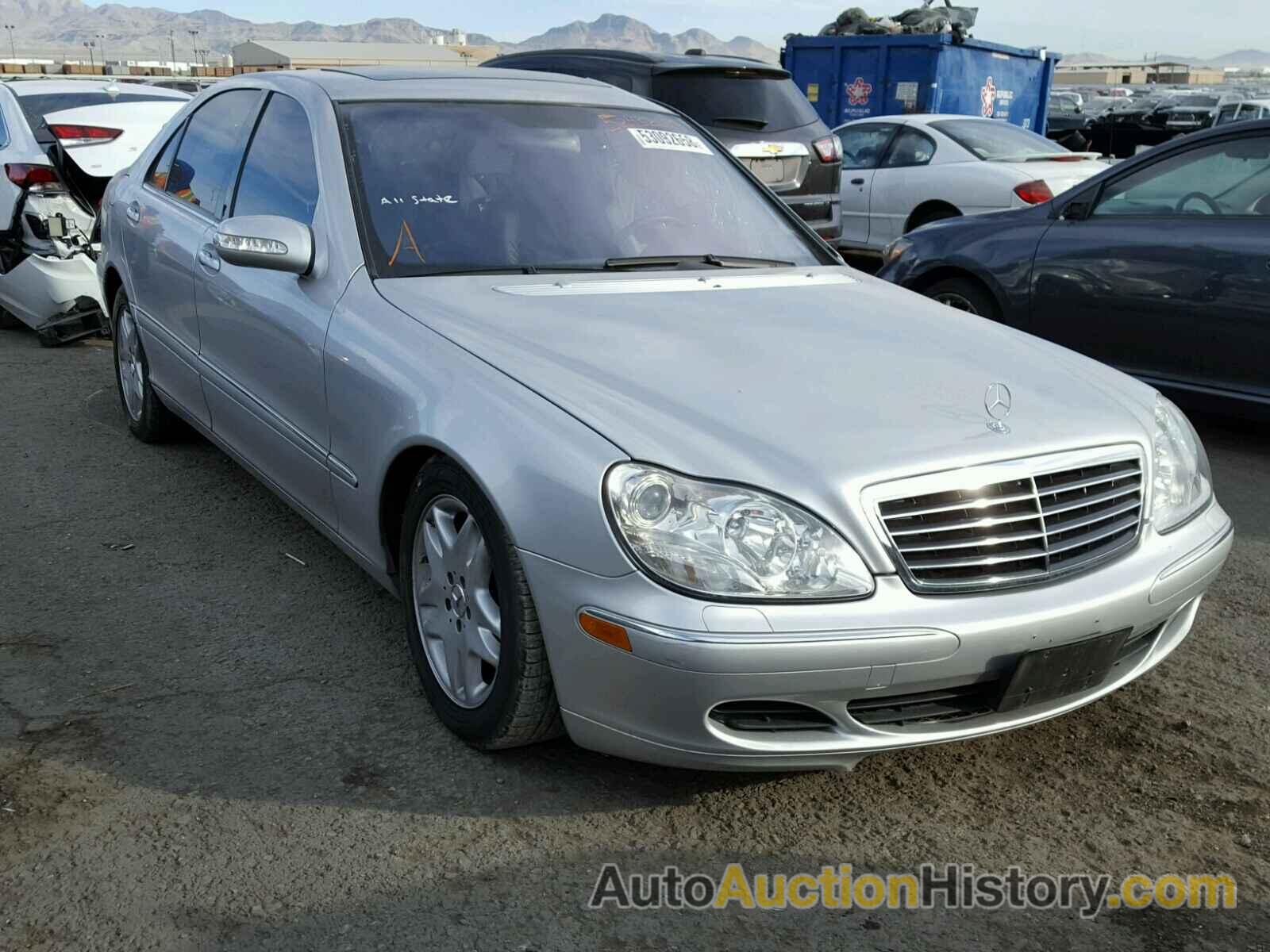 2003 MERCEDES-BENZ S 430, WDBNG70J63A381921