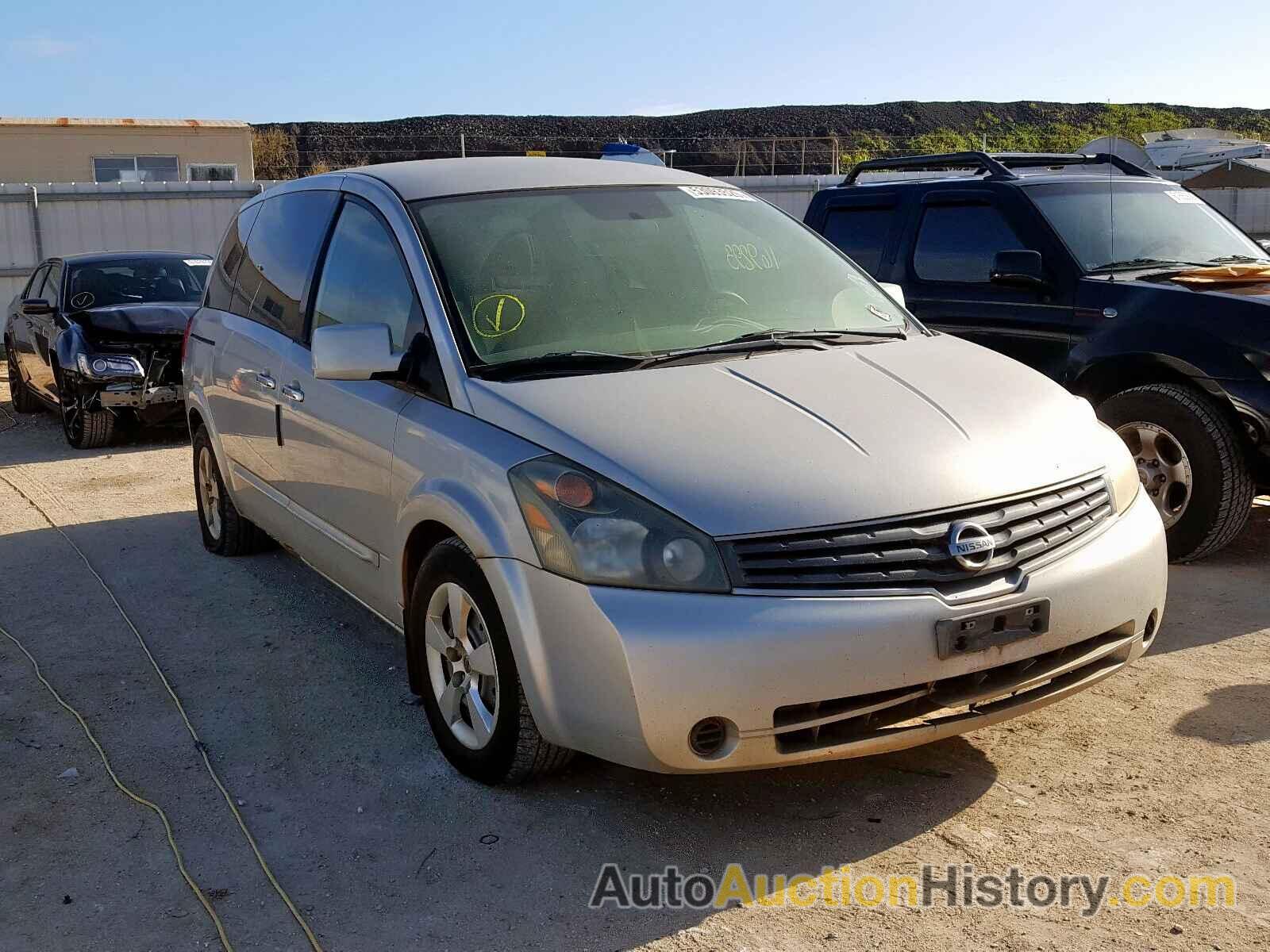 2007 NISSAN QUEST S S, 5N1BV28U77N110744