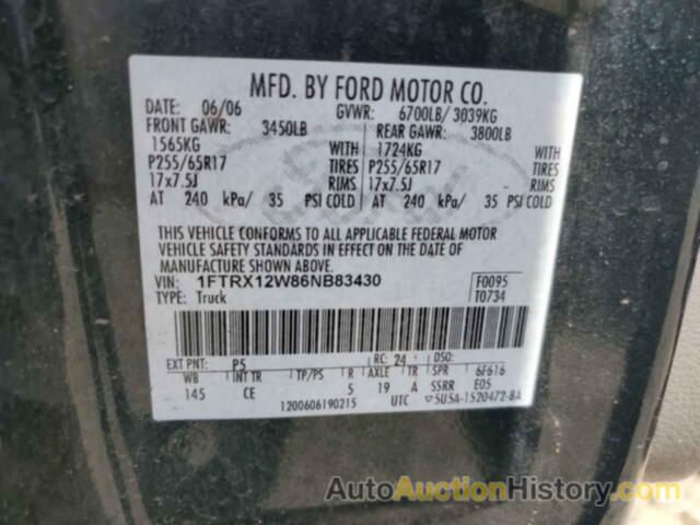 FORD All Models, 1FTRX12W86NB83430