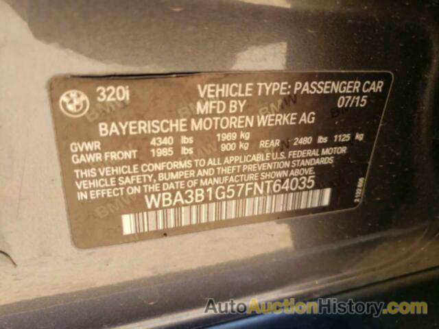 BMW 3 SERIES I, WBA3B1G57FNT64035