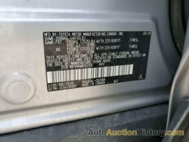 TOYOTA RAV4 LE, 2T3F1RFV4KW035749