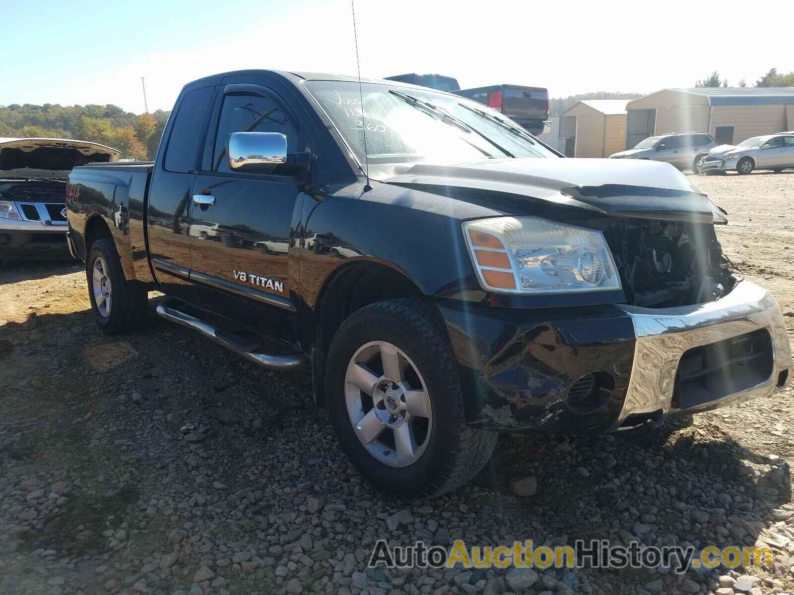 2005 NISSAN TITAN XE XE, 1N6BA06B05N555925