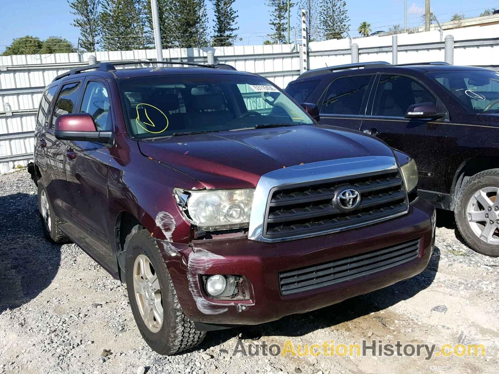 2008 TOYOTA SEQUOIA SR5, 5TDZY64AX8S003650