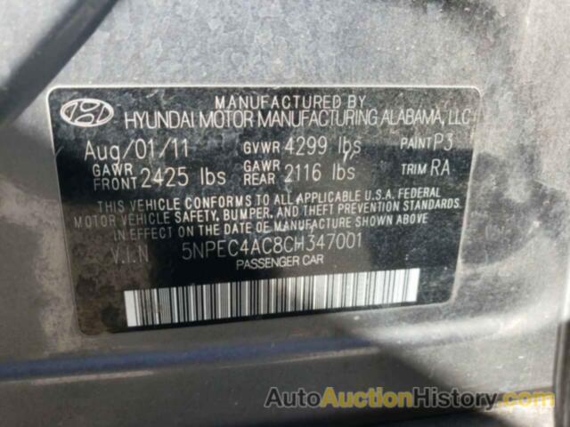 HYUNDAI SONATA SE, 5NPEC4AC8CH347001