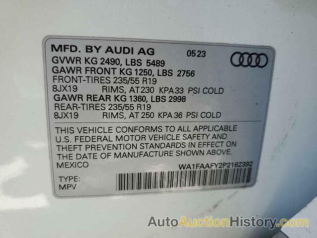 AUDI Q5 PRESTIGE 45, WA1FAAFY2P2162392