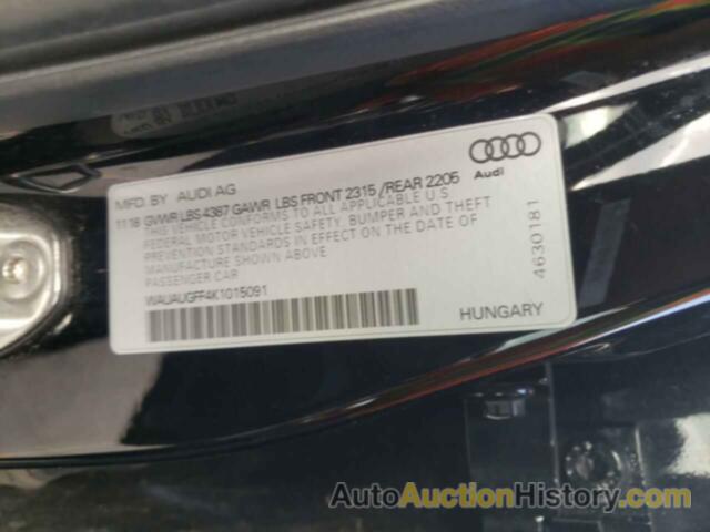 AUDI A3 PREMIUM, WAUAUGFF4K1015091