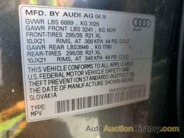 AUDI Q7 PRESTIGE, WA1DGAFE0ED019583