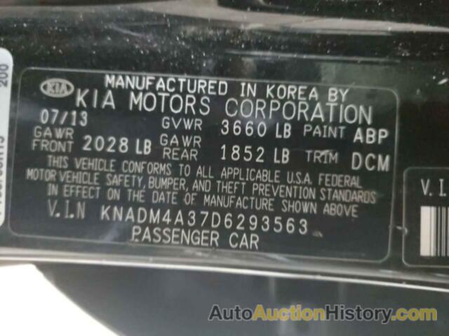 KIA RIO LX, KNADM4A37D6293563