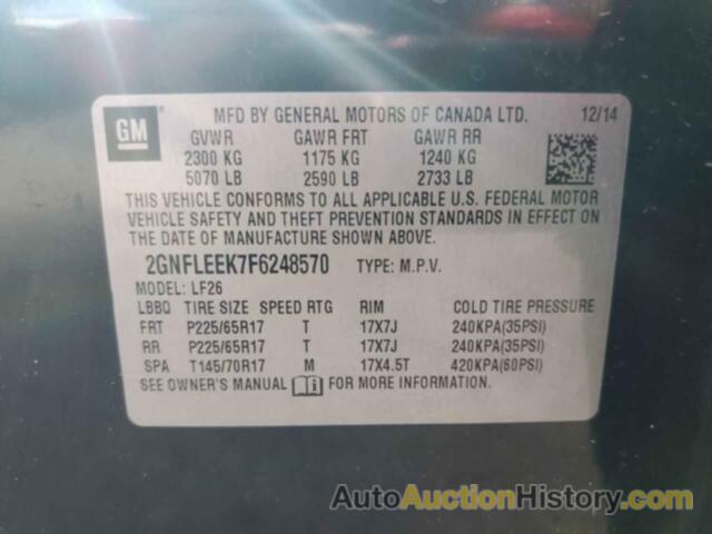 CHEVROLET EQUINOX LS, 2GNFLEEK7F6248570