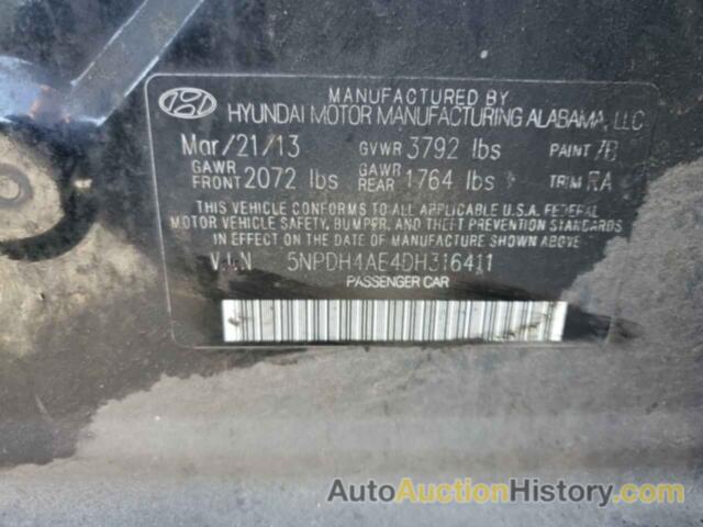 HYUNDAI ELANTRA GLS, 5NPDH4AE4DH316411