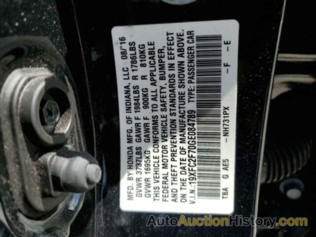 HONDA CIVIC EX, 19XFC2F70GE084789