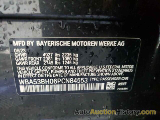 BMW 5 SERIES I, WBA53BH06PCN84553