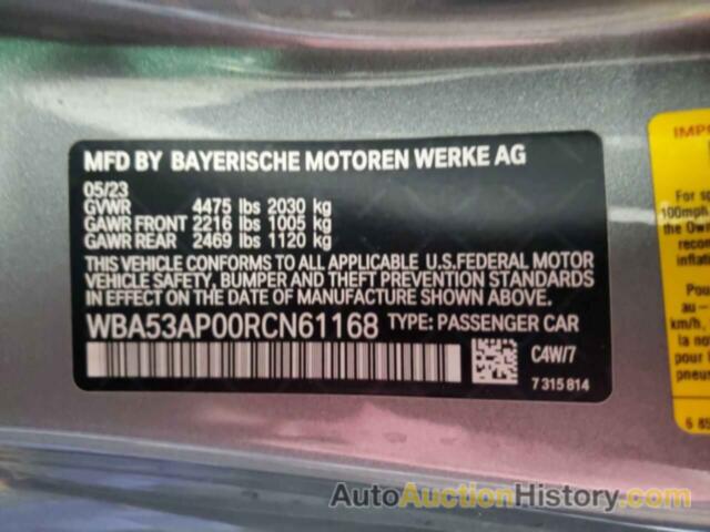 BMW 4 SERIES, WBA53AP00RCN61168
