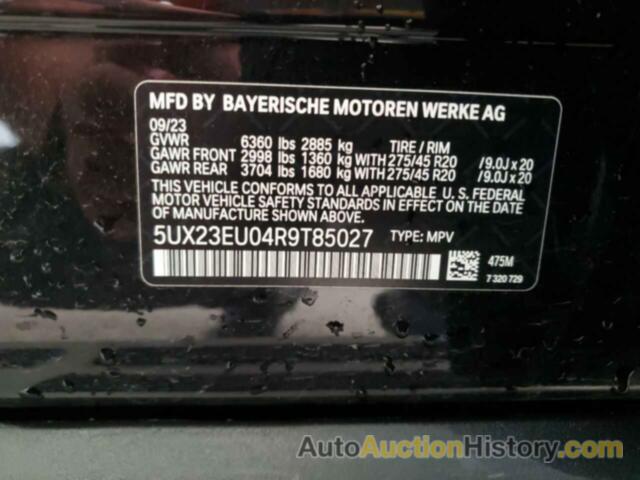 BMW X5 XDRIVE40I, 5UX23EU04R9T85027