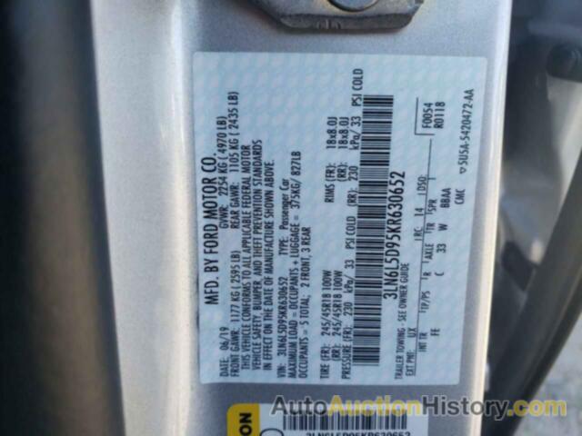 LINCOLN MKZ RESERVE I, 3LN6L5D95KR630652