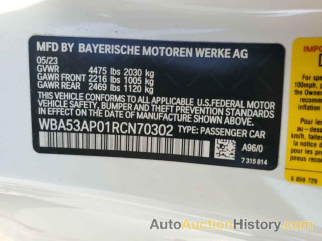 BMW 4 SERIES, WBA53AP01RCN70302