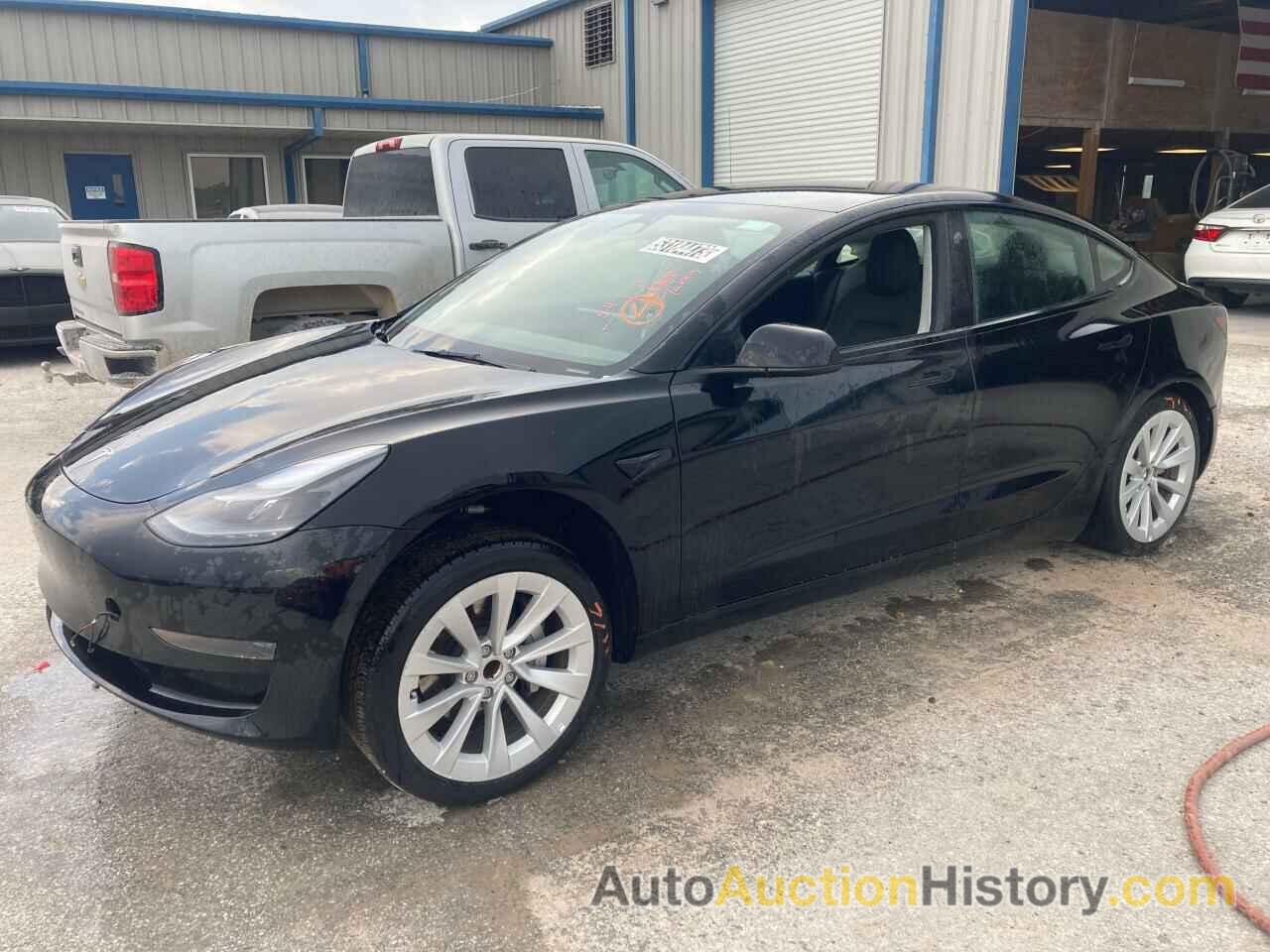 2022 TESLA MODEL 3, 5YJ3E1EAXNF370256