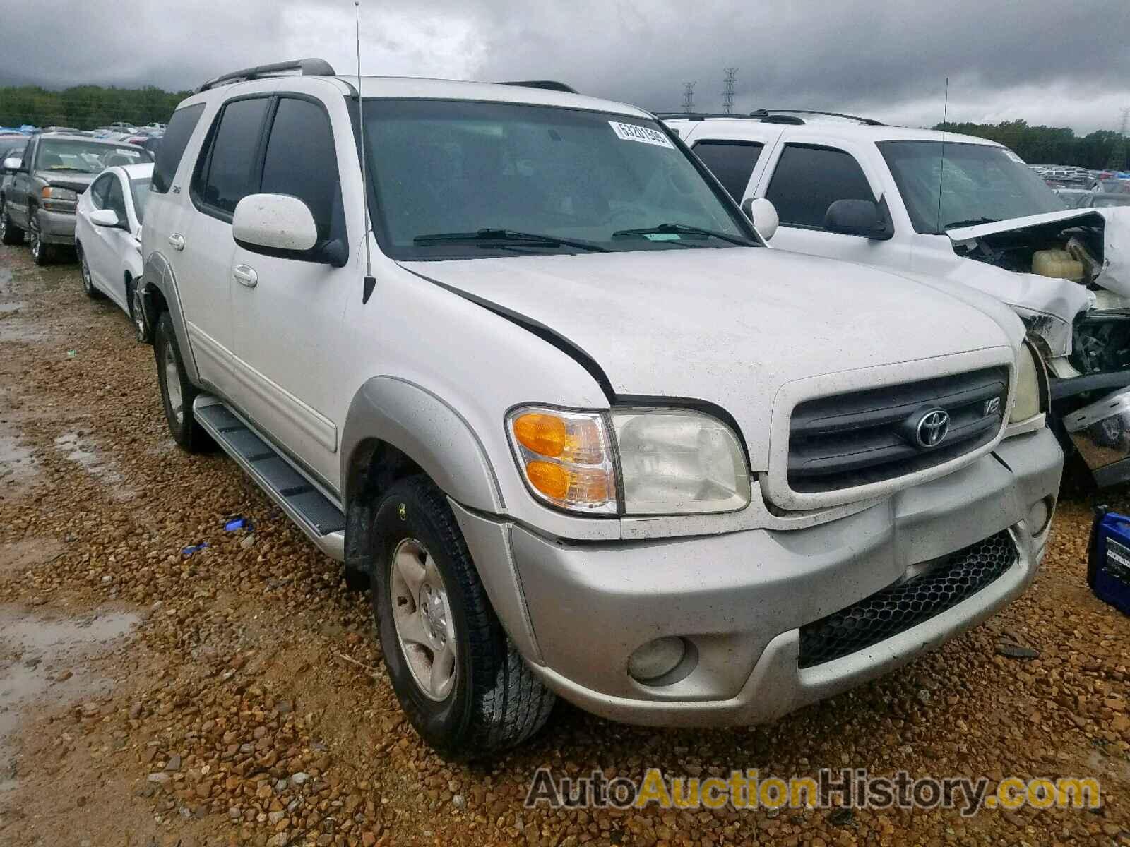 2002 TOYOTA SEQUOIA SR SR5, 5TDZT34A62S098261