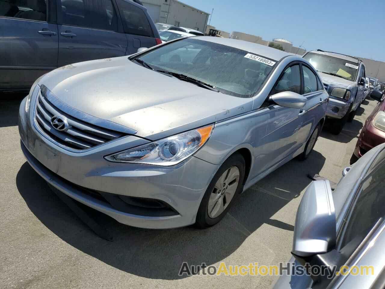 2014 HYUNDAI SONATA GLS, 5NPEB4AC3EH823662