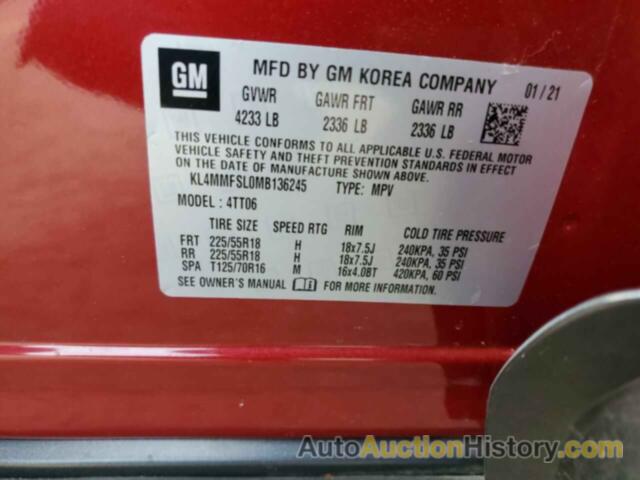 BUICK ENCORE ESSENCE, KL4MMFSL0MB136245