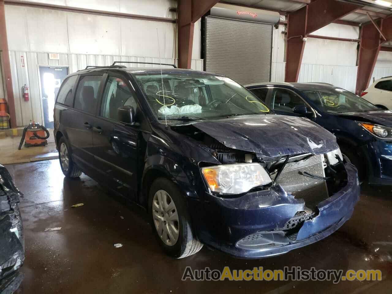 2014 DODGE GRAND CARA SE, 2C4RDGBG7ER136296