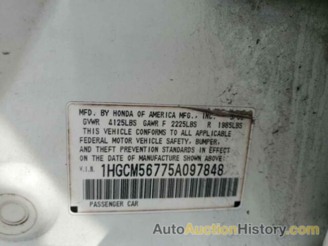 HONDA ACCORD EX, 1HGCM56775A097848