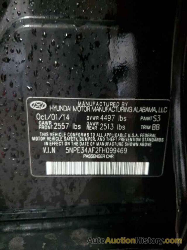 HYUNDAI SONATA SPORT, 5NPE34AF2FH099469