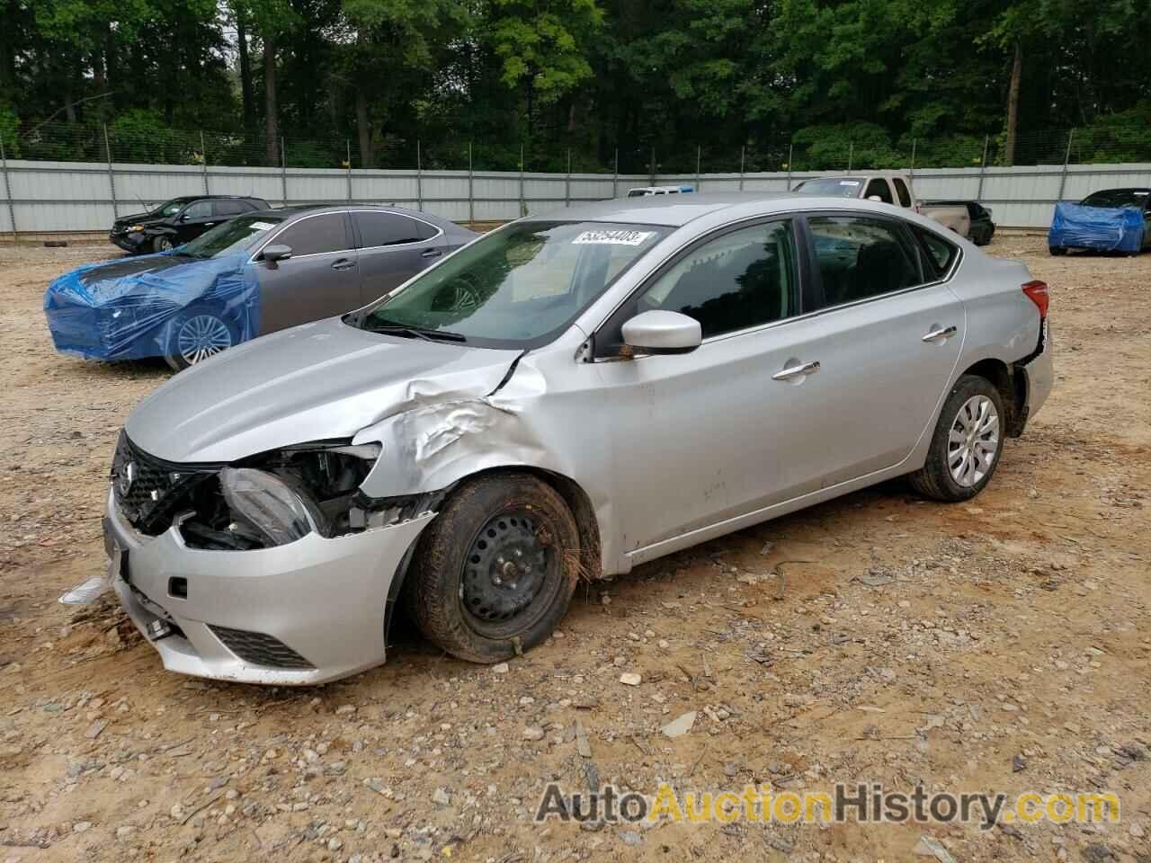 2019 NISSAN SENTRA S, 3N1AB7APXKY457607