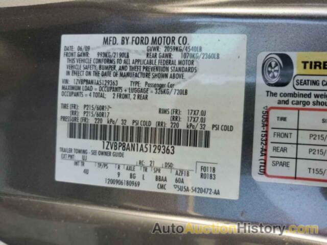 FORD ALL Models, 1ZVBP8AN1A5129363