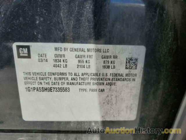 CHEVROLET CRUZE LS, 1G1PA5SH9E7335583