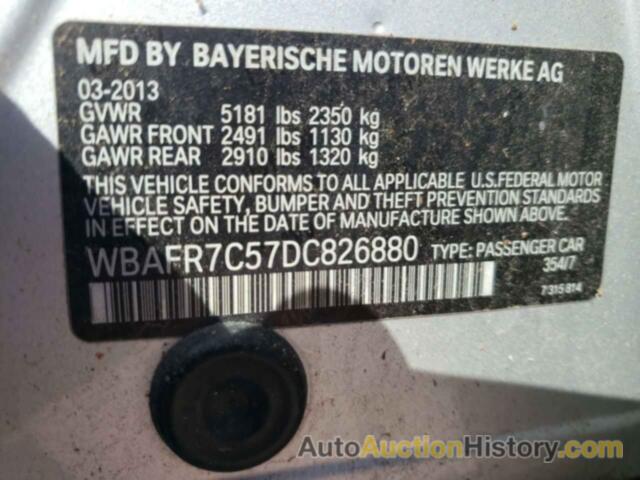 BMW 5 SERIES I, WBAFR7C57DC826880