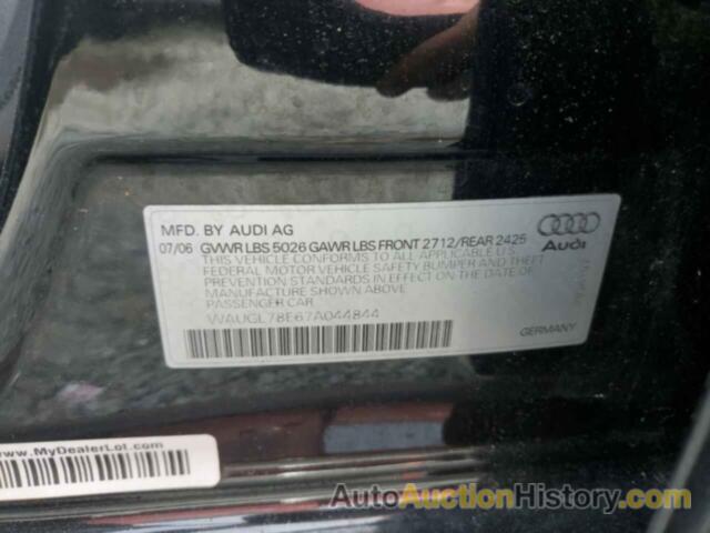 AUDI S4/RS4 QUATTRO, WAUGL78E67A044844