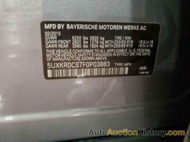 BMW X5 XDRIVE35I, 5UXKR0C57F0P03883