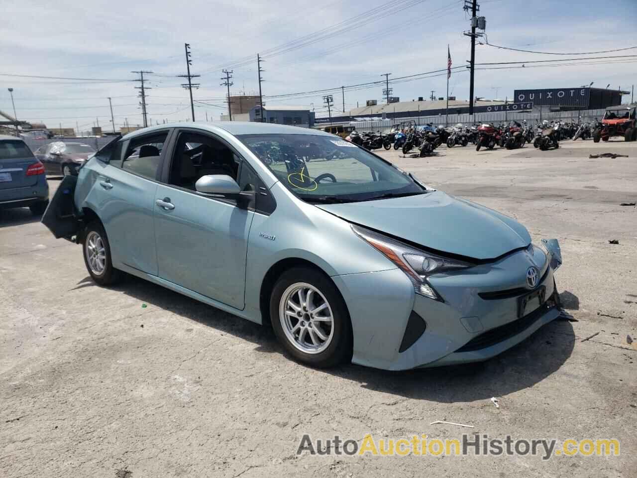 2016 TOYOTA PRIUS, JTDKBRFUXG3018435