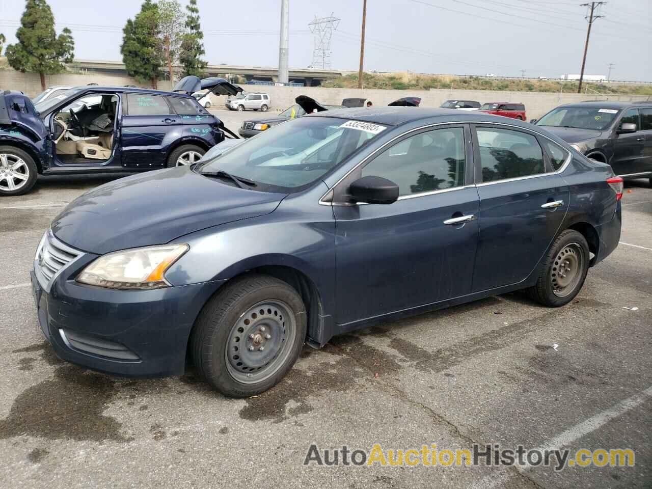 2014 NISSAN SENTRA S, 3N1AB7APXEY301426
