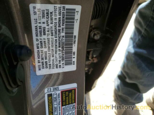 HONDA CIVIC LX, 19XFA1F54BE027714