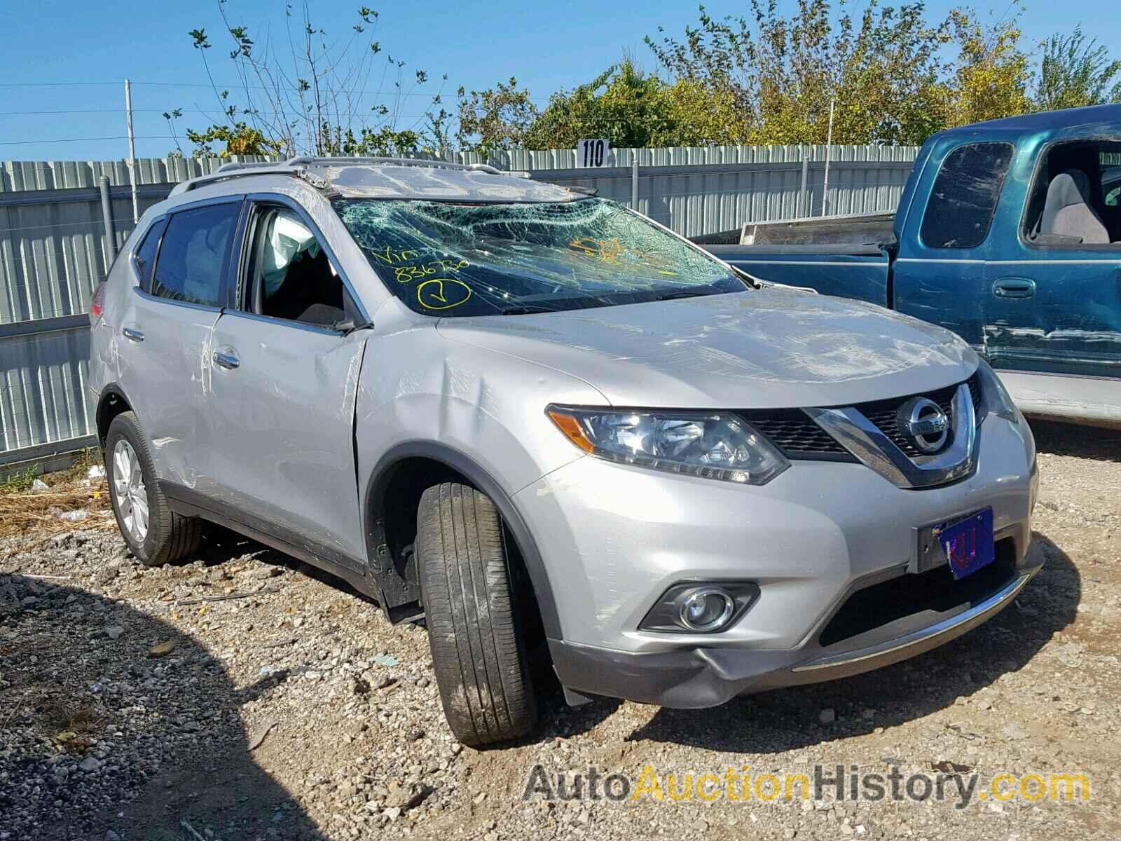 2014 NISSAN ROGUE S S, 5N1AT2MV9EC836730