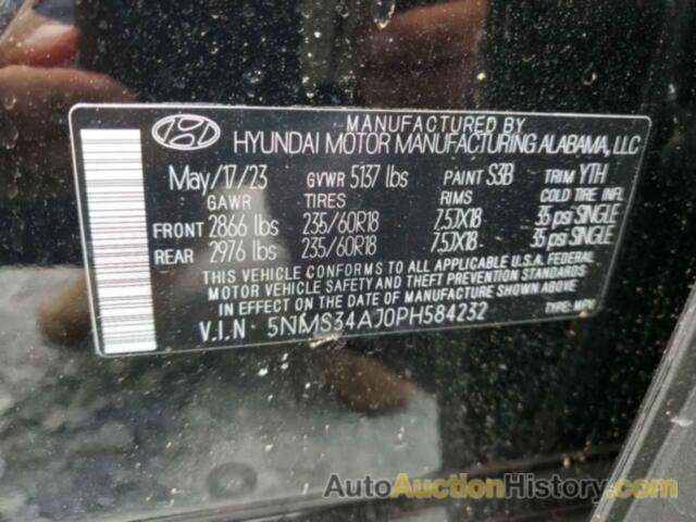 HYUNDAI SANTA FE SEL PREMIUM, 5NMS34AJ0PH584232