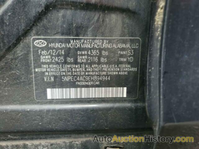 HYUNDAI SONATA SE, 5NPEC4AC9EH894944