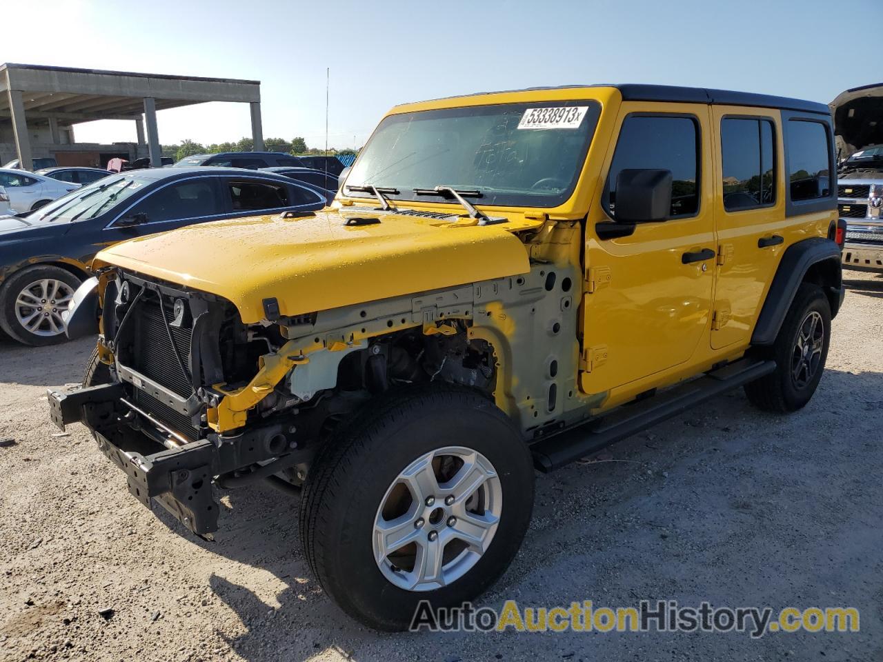 2019 JEEP WRANGLER SPORT, 1C4HJXDG3KW578366