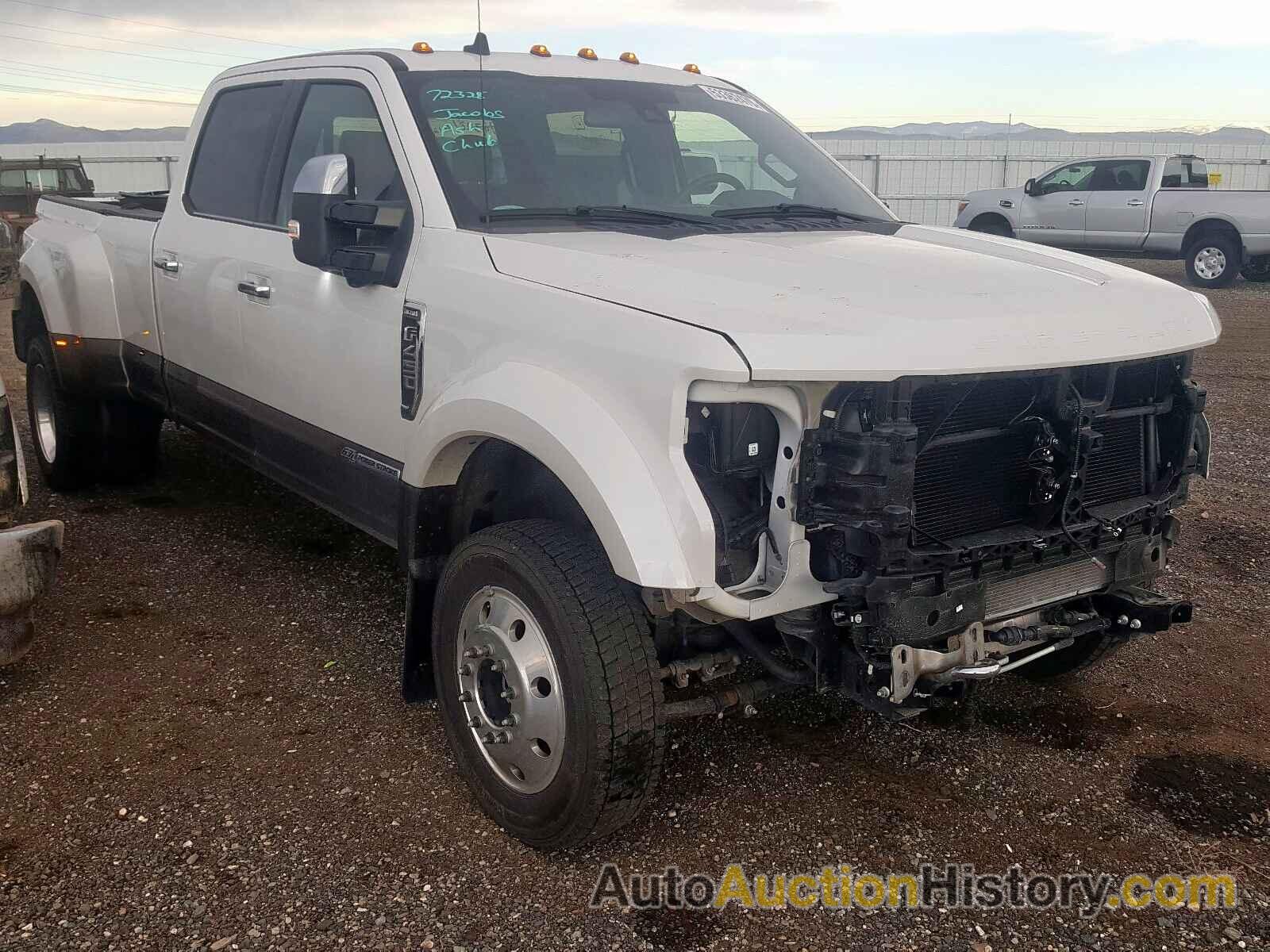 2019 FORD F450 SUPER SUPER DUTY, 1FT8W4DT3KEE13081