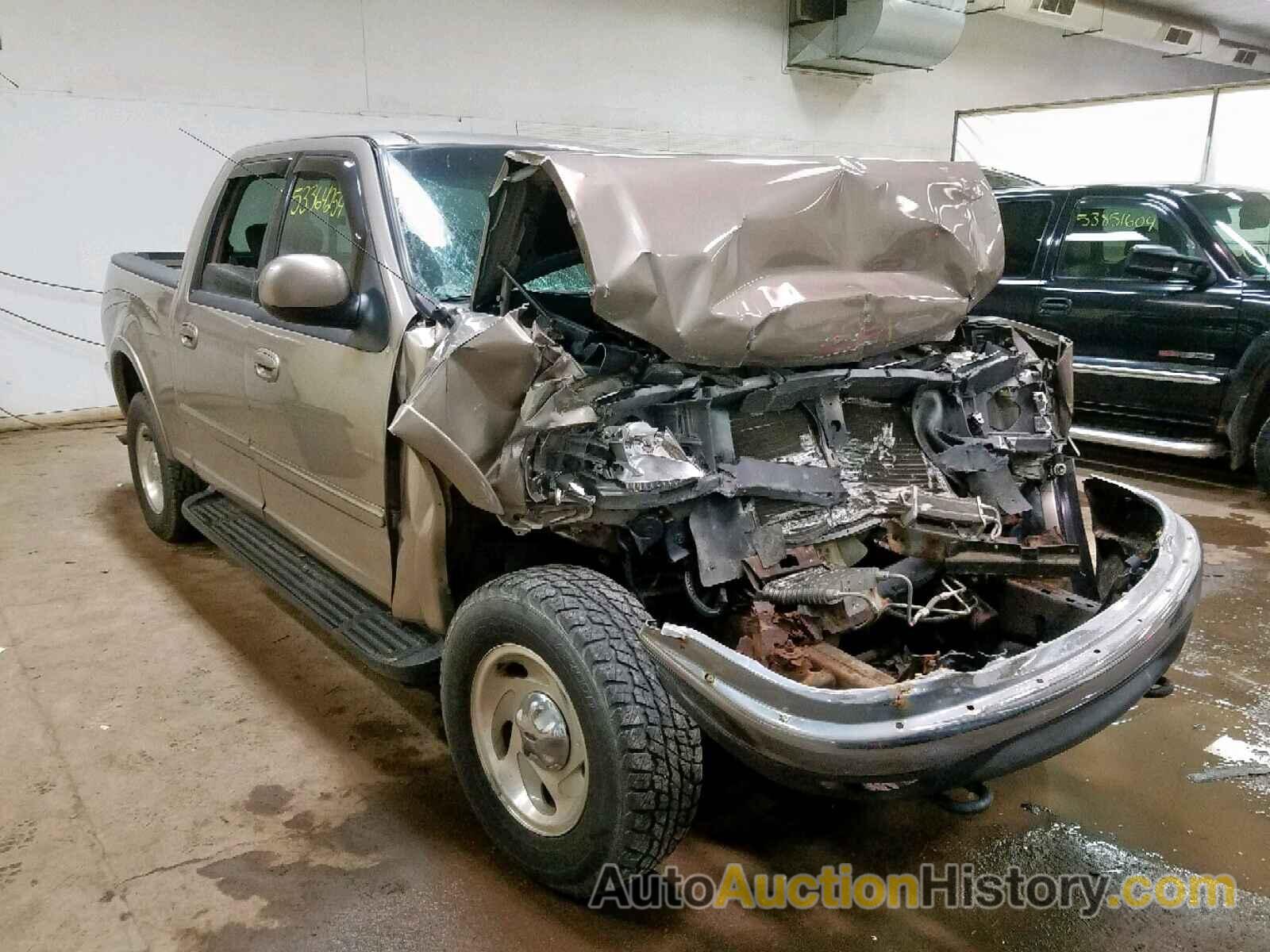 2001 FORD F150 SUPER SUPERCREW, 1FTRW08L81KA83266