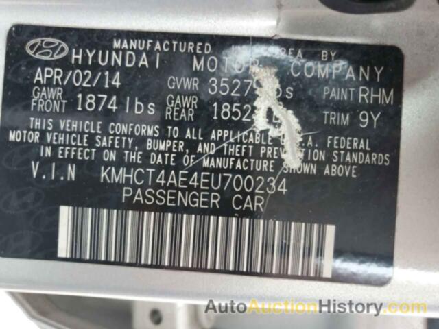 HYUNDAI ACCENT GLS, KMHCT4AE4EU700234