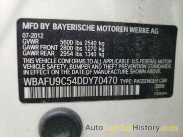 BMW 5 SERIES XI, WBAFU9C54DDY70470
