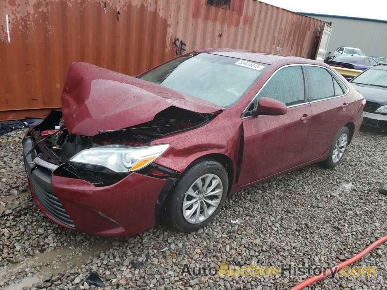 2016 TOYOTA CAMRY LE, 4T1BF1FK9GU509315