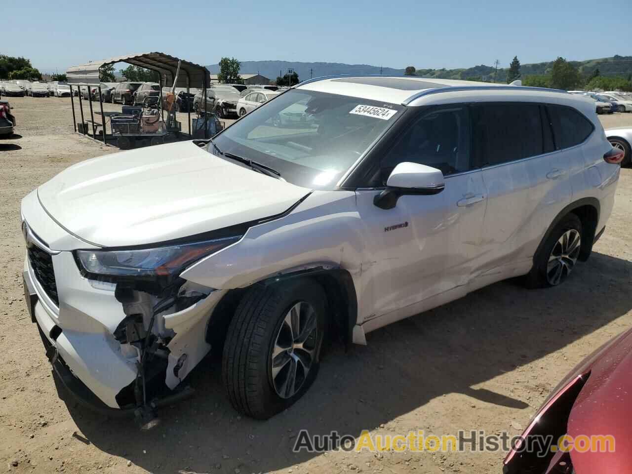 TOYOTA HIGHLANDER HYBRID XLE, 5TDHBRCHXLS506875