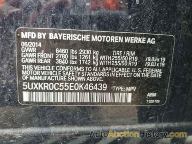 BMW X5 XDRIVE35I, 5UXKR0C55E0K46439