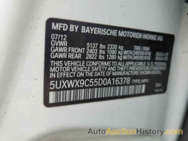 BMW X3 XDRIVE28I, 5UXWX9C55D0A16378